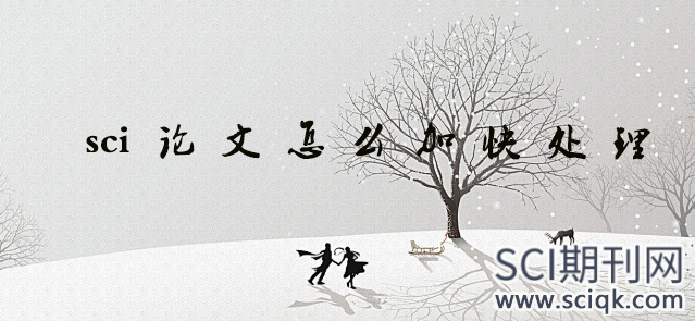 sci论文怎么加快处理?